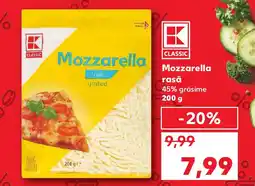 Kaufland Mozzarella rasă Ofertă