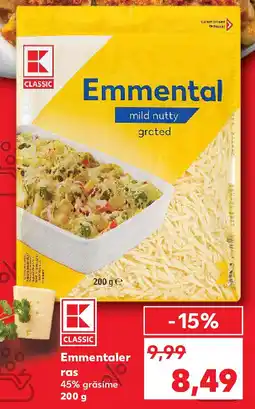 Kaufland Emmentaler ras 45% grăsime Ofertă