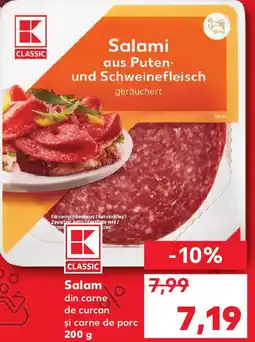 Kaufland Salam din carne de curcan şi carne de porc Ofertă