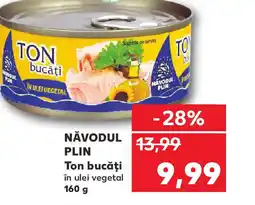 Kaufland NĂVODUL PLIN Ton bucăți în ulei vegetal Ofertă