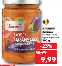 Kaufland RÂURENI Zacuscă Ofertă
