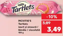 Kaufland MCVITIE'S Tartlets iaurt şi zmeură / lămâie / ciocolată Ofertă