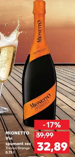 Kaufland MIONETTO Vin spumant sec Ofertă
