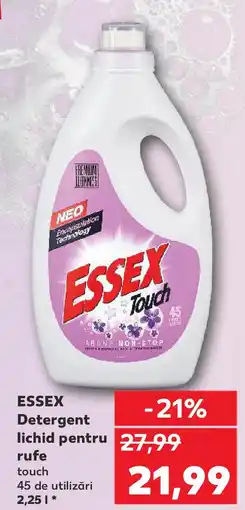 Kaufland ESSEX Detergent lichid pentru rufe Ofertă