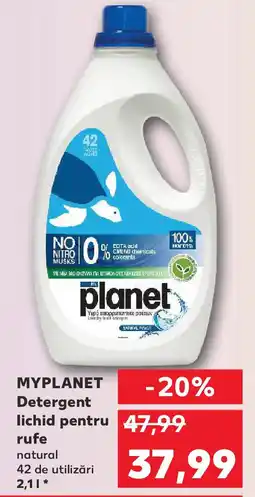 Kaufland MYPLANET Detergent lichid pentru rufe Ofertă
