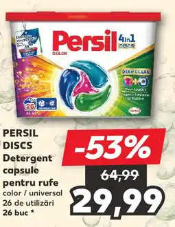 Kaufland PERSIL DISCS Detergent capsule pentru rufe Ofertă