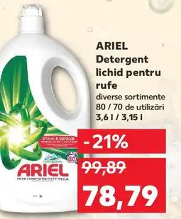 Kaufland ARIEL Detergent lichid pentru rufe Ofertă