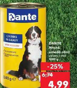 Kaufland DANTE Hrană umedă câini pasăre vită Ofertă