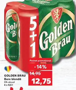Kaufland GOLDEN BRAU Bere blondă Ofertă