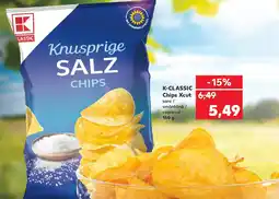 Kaufland K-CLASSIC Chips Xcut sare / smântână / caşcaval Ofertă