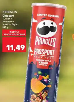 Kaufland PRINGLES Chipsuri Turkish / Japanese / Mexican Style Ofertă