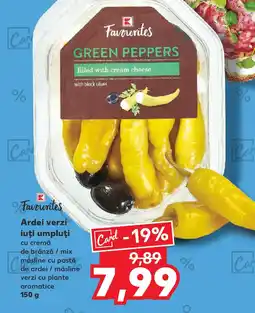 Kaufland Ardei verzi iuți umpluţi Ofertă