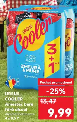 Kaufland URSUS COOLER Amestec bere fără alcool Ofertă