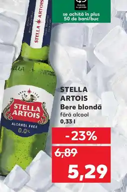 Kaufland STELLA ARTOIS Bere blondă fără alcool = Ofertă