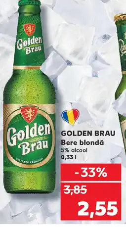 Kaufland GOLDEN BRAU Bere blondă Ofertă