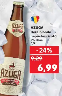 Kaufland AZUGA Bere blondă nepasteurizată Ofertă