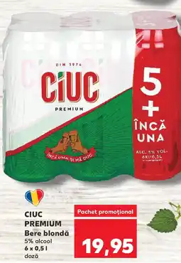 Kaufland CIUC PREMIUM Bere blondă Ofertă