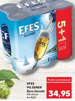 Kaufland EFES PILSENER Bere blondă Ofertă