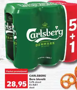Kaufland CARLSBERG Bere blondă Ofertă