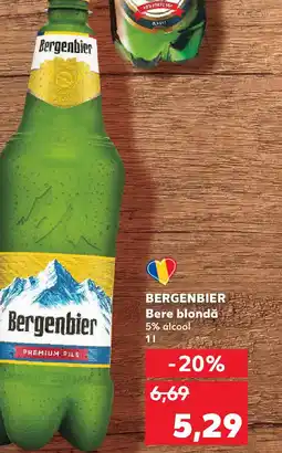 Kaufland BERGENBIER Bere blondă Ofertă