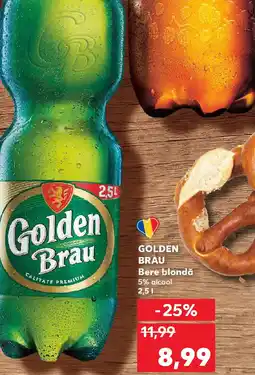 Kaufland GOLDEN BRAU Bere blondă Ofertă