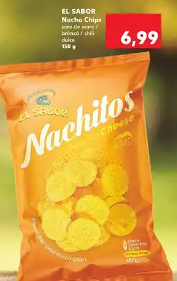 Kaufland EL SABOR Nacho Chips sare de mare / brânză / chili dulce Ofertă