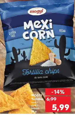 Kaufland MOGYI Tortillas sare/ chilli / brânză Ofertă
