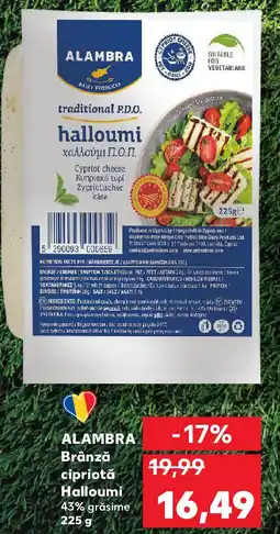 Kaufland ALAMBRA Brânză cipriotă Halloumi Ofertă