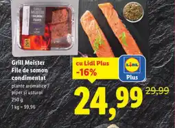 Lidl Grill Meister File de somon condimentat Ofertă