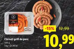 Lidl Cârnaţi grill de porc Ofertă