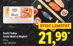 Lidl Sushi Today Sushi Maki şi Nighiri Ofertă
