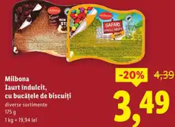 Lidl Milbona Iaurt îndulcit, cu bucățele de biscuiți Ofertă
