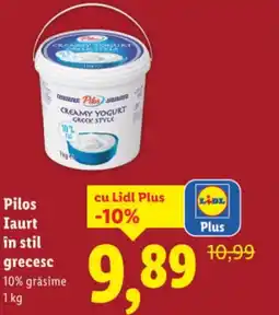 Lidl Pilos Iaurt în stil grecesc Ofertă