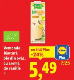 Lidl Vemondo Băutură bio din ovǎz, cu aromă de vanilie Ofertă
