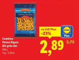 Lidl Combino Penne Rigate din grâu dur Ofertă