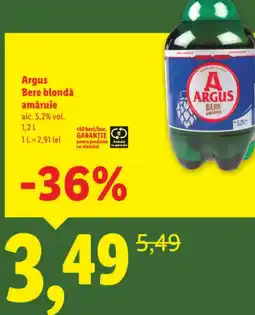 Lidl Argus Bere blondǎ amăruie Ofertă