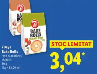 Lidl 7Days Bake Rolls Ofertă