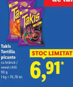Lidl Takis Tortilla picante Ofertă