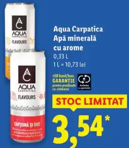 Lidl Aqua Carpatica Apă minerală cu arome Ofertă