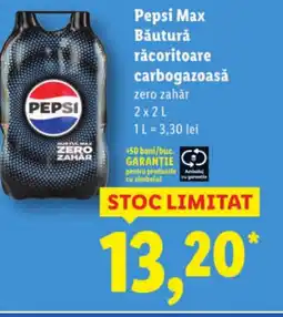 Lidl Pepsi Max Băutură răcoritoare carbogazoasăǎ Ofertă