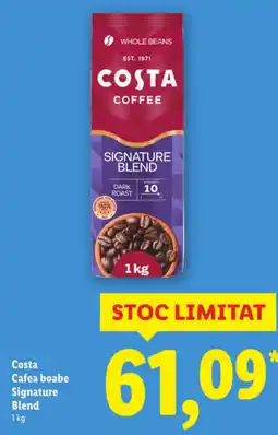 Lidl Costa Cafea boabe Signature Blend Ofertă