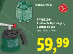 Lidl PARKSIDE Arzător de lipit cu gaz / Cartușe de gaz Ofertă