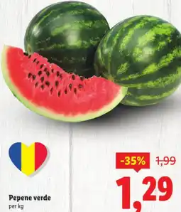 Lidl Pepene verde Ofertă