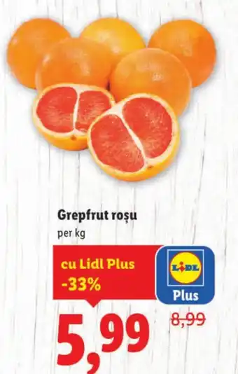 Lidl Grepfrut roşu Ofertă