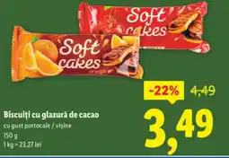 Lidl Biscuiți cu glazură de cacao Ofertă