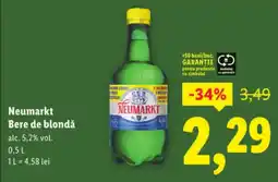 Lidl Neumarkt Bere de blondă Ofertă
