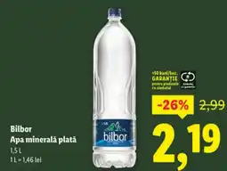 Lidl Bilbor Apa minerală platǎ Ofertă