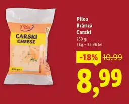 Lidl Pilos Brânză Carski Ofertă