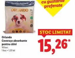 Lidl Orlando Covorase absorbante pentru câini Ofertă