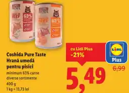 Lidl Coshida Pure Taste Hrană umedă pentru pisici Ofertă